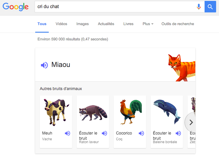 Quand Google Fait Miaou Ouaf Meuh Et Bêêê Actualité