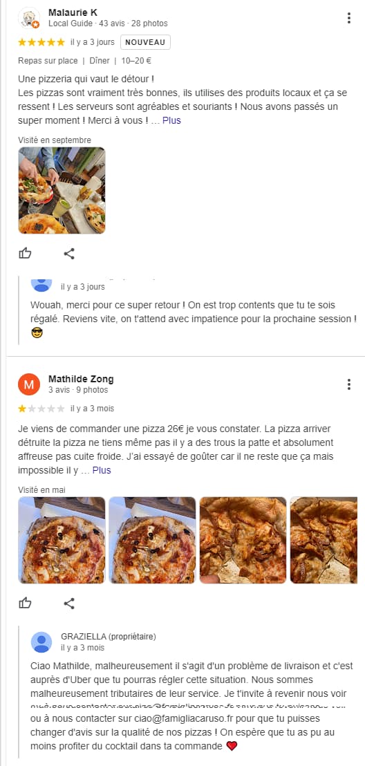 Avis GMB Pizzeria