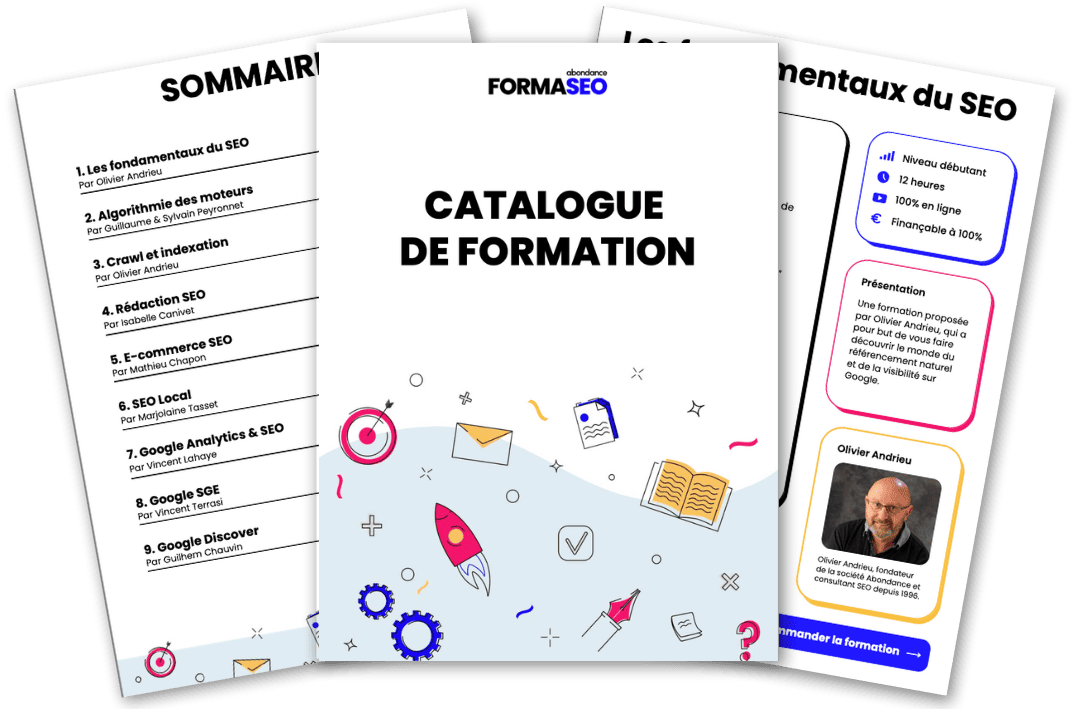 Catalogue de formations SEO