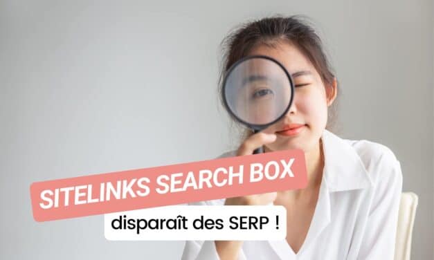 Sitelinks Search Box : Google efface la fonctionnalité en novembre !