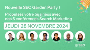 SEO Garden Party Novembre 2024