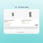AI Overviews : Google affiche désormais des comparatifs produits automatiques !