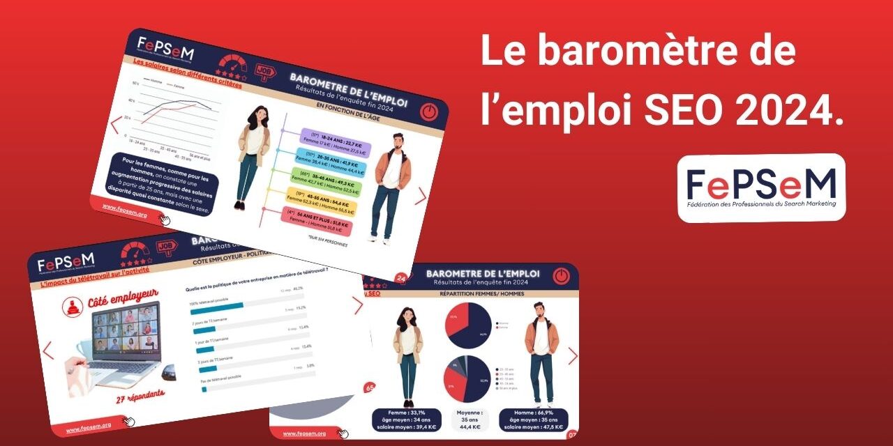 Baromètre de l’emploi SEO 2024 : salaires, tendances et impact de l’IA